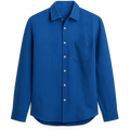 Cobalt Linen Shirt - Nappoqueen Shirts