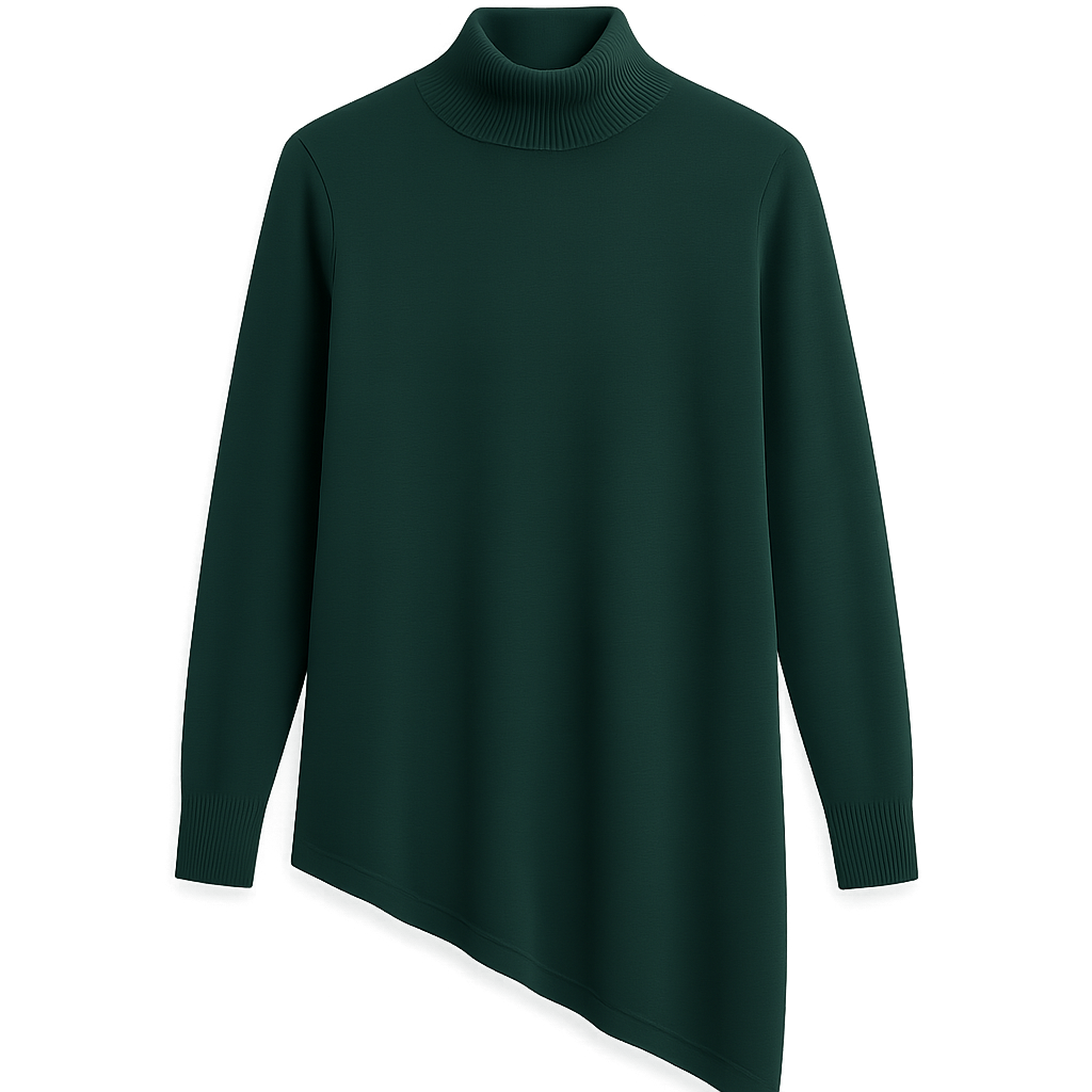Emerald Wool Tunic - Nappoqueen Shirts