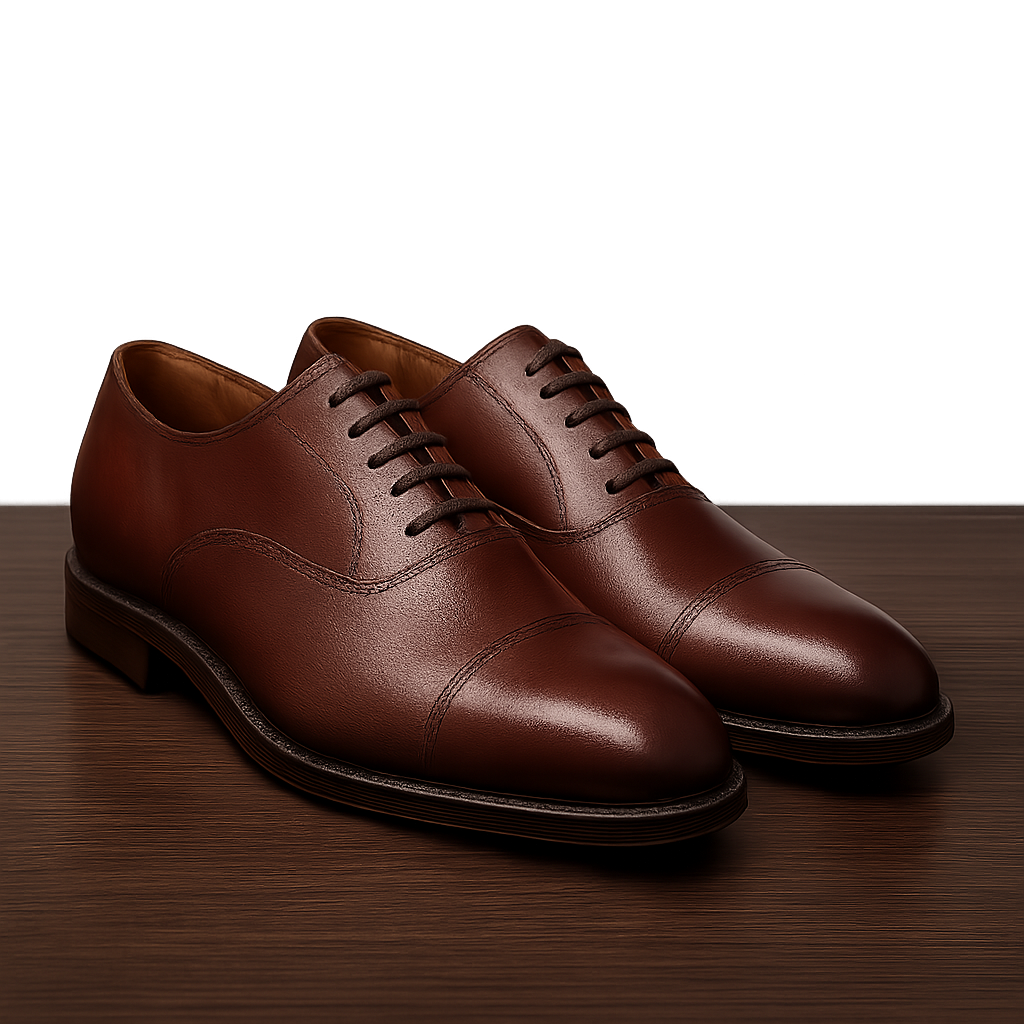 Leather Oxford Shoes - Nappoqueen Shoes