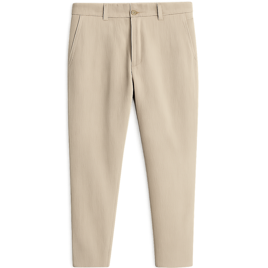 Linen Tapered Chinos - Nappoqueen Pants
