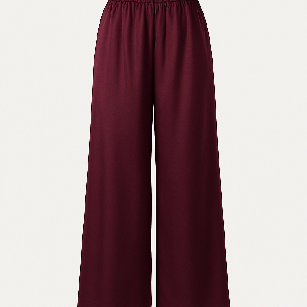Silk Palazzo Trousers - Nappoqueen Pants