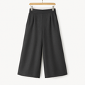 Wool High-Waist Culottes - Nappoqueen Pants